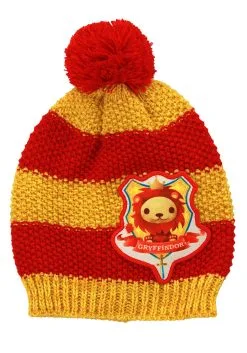 Gryffindor Knit Beanie For Toddlers -Halloween Costumes Outlet Store gryffindor toddler knit beanie alt 1