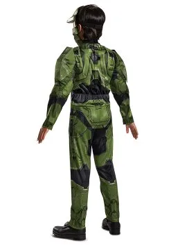 Halo Infinite Master Chief Muscle Costume For Kids -Halloween Costumes Outlet Store halo infinite master chief muscle kids costume alt 1