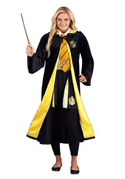 Harry Potter Deluxe Hufflepuff Robe For Adults