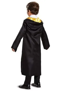 Harry Potter Classic Hufflepuff Robe Costume For Kids -Halloween Costumes Outlet Store harry potter child classic hufflepuff robe costume alt 1