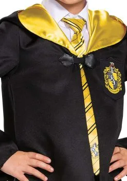 Harry Potter Classic Hufflepuff Robe Costume For Kids -Halloween Costumes Outlet Store harry potter child classic hufflepuff robe costume alt 2