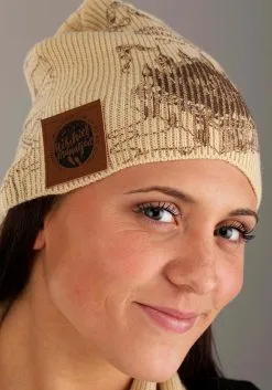 Marauders Map Knit Hat & Scarf From Harry Potter -Halloween Costumes Outlet Store harry potter marauders map knit hat scarf alt 1