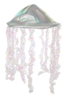 Holographic Jellyfish Soft Hat -Halloween Costumes Outlet Store holographic jellyfish plush hat alt 2