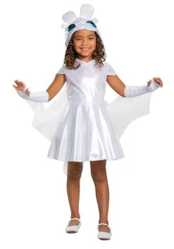 How To Train Your Dragon Classic Girls Light Fury Costume