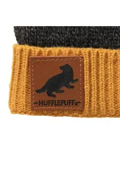 Hufflepuff Heathered Knit Warm Beanie -Halloween Costumes Outlet Store hufflepuff heathered knit beanie alt 1
