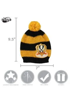 Hufflepuff | Toddler Knit Beanie -Halloween Costumes Outlet Store hufflepuff toddler knit beanie alt 4