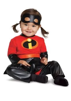 Deluxe Incredibles 2: Infant Violet Jumpsuit Costume With Skirt 5 Deluxe Incredibles 2: Infant Violet Jumpsuit Costume With Skirt -Halloween Costumes Outlet Store incredibles 2 deluxe infant violet jumpsuit w skirt alt
