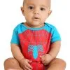 Infant Marvel Spider-Man And Incredible Hulk Onesie