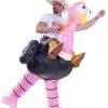 Inflatable Ostrich Ride-On Costume For Adults