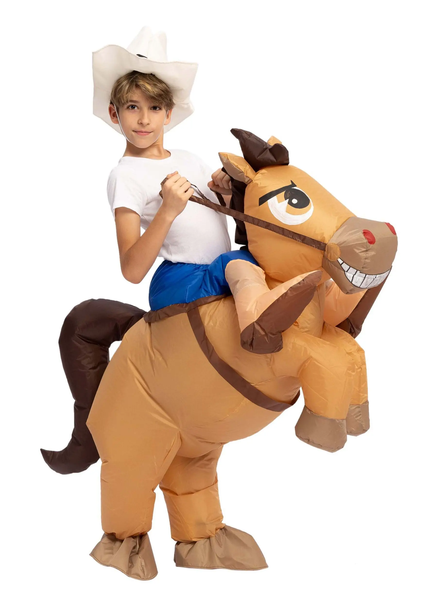 Inflatable Horse Ride-On Costume For Kids 3 Inflatable Horse Ride-On Costume For Kids