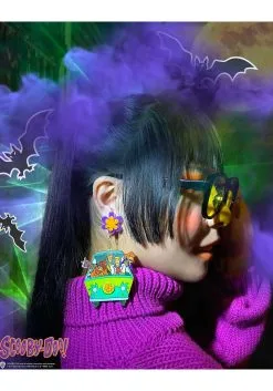 Scooby Doo Mystery Machine Earrings By Irregular Choice -Halloween Costumes Outlet Store irregular choice scooby doo mystery machine earring alt 1