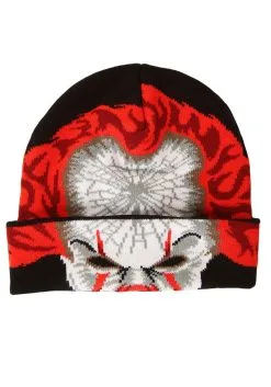 Stephen King IT Pennywise Flip Down Beanie