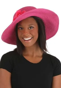 Women's Kentucky Derby Pink Hat -Halloween Costumes Outlet Store kentucky derby ladies hat alt 1