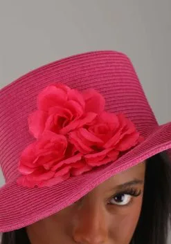 Women's Kentucky Derby Pink Hat -Halloween Costumes Outlet Store kentucky derby ladies hat alt 2