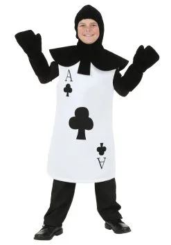 Ace Of Clubs Costume For Kids