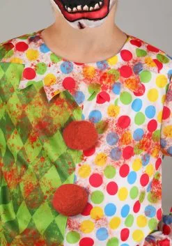 Creepy Masked Clown Costume For Kids -Halloween Costumes Outlet Store kids creepy masked clown costume alt 2