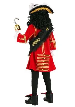 Elite Captain Hook Boy's Costume -Halloween Costumes Outlet Store kids elite captain hook costume alt 1