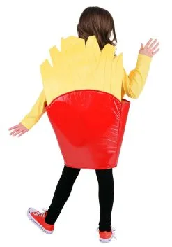Fast Food Fries Costume For Kid's -Halloween Costumes Outlet Store kids fast food fries costume alt 2