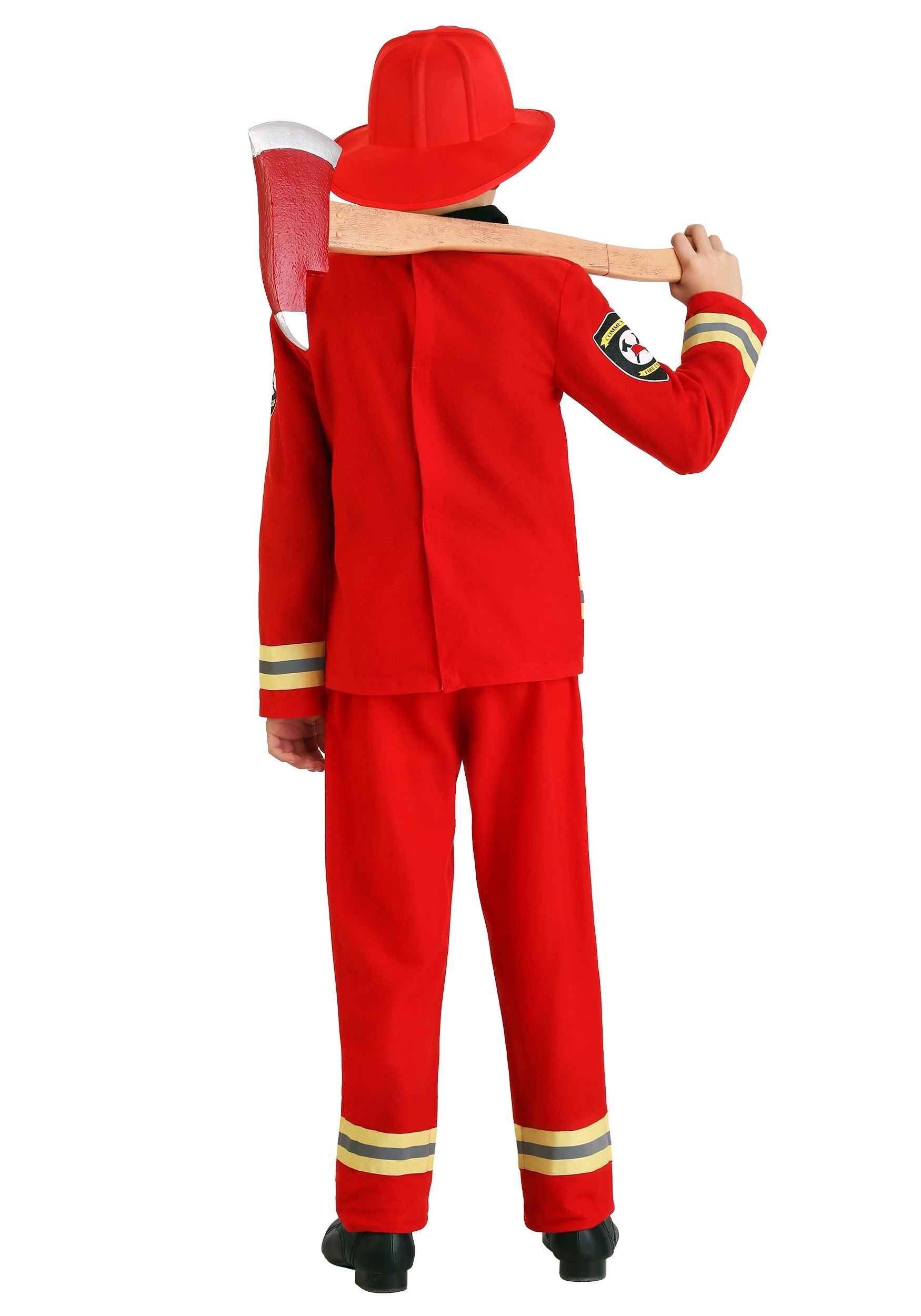 Friendly Firefighter Kids Costume 4 Friendly Firefighter Kids Costume - Image 2