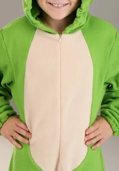 Frog Onesie Costume For Kids -Halloween Costumes Outlet Store kids frog onesie costume alt 3