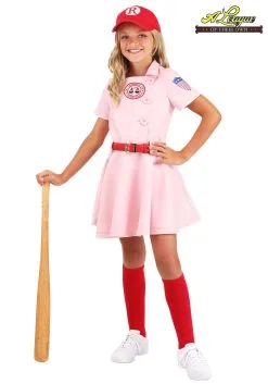 League Of Their Own Luxury Kids Dottie Costume