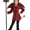 Leather Girls Devil Costume -Halloween Costumes Outlet Store kids leather devil costume1