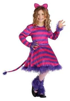 Mischievous Cheshire Cat Costume For Girls