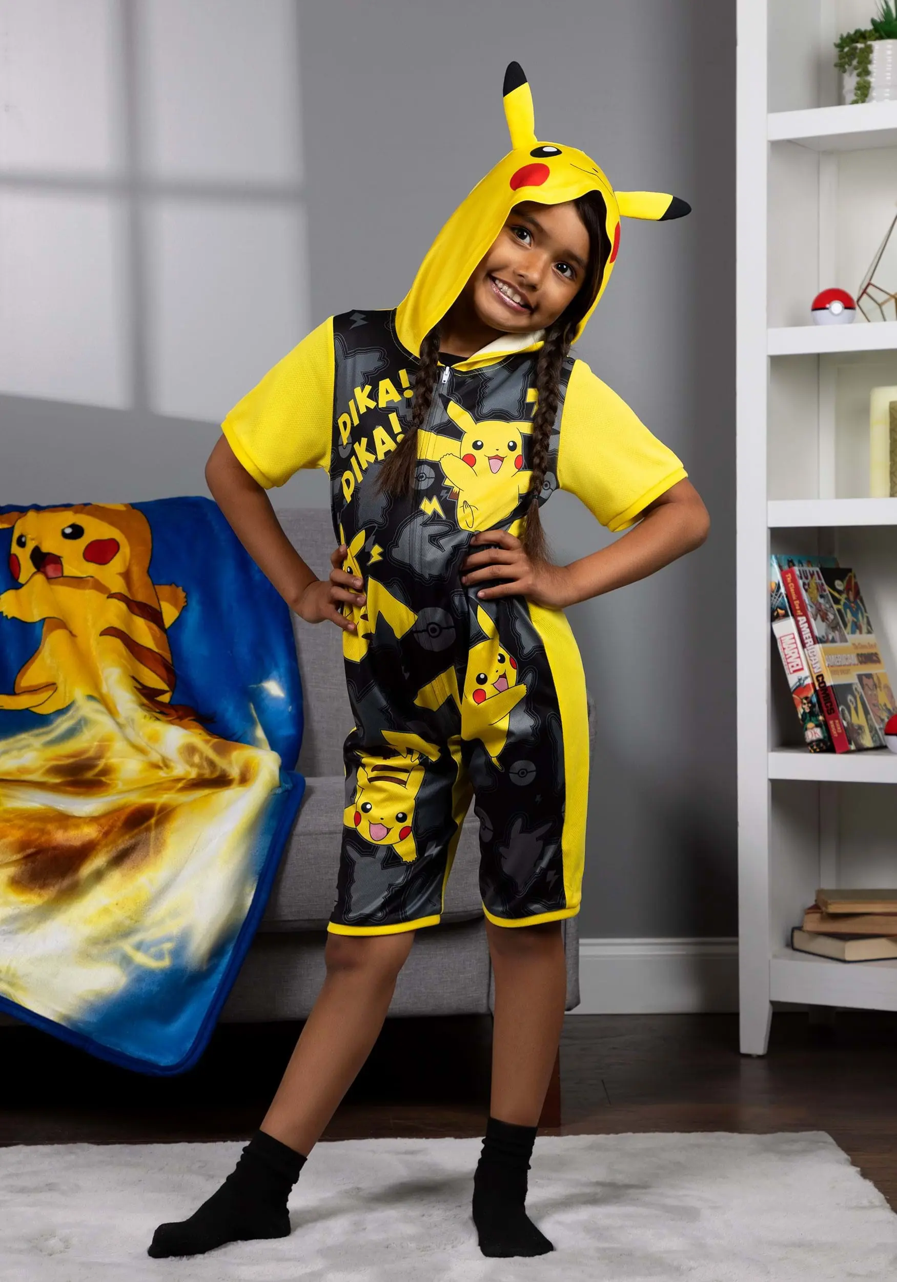 Pikachu Romper For Kids 4 Pikachu Romper For Kids - Image 2