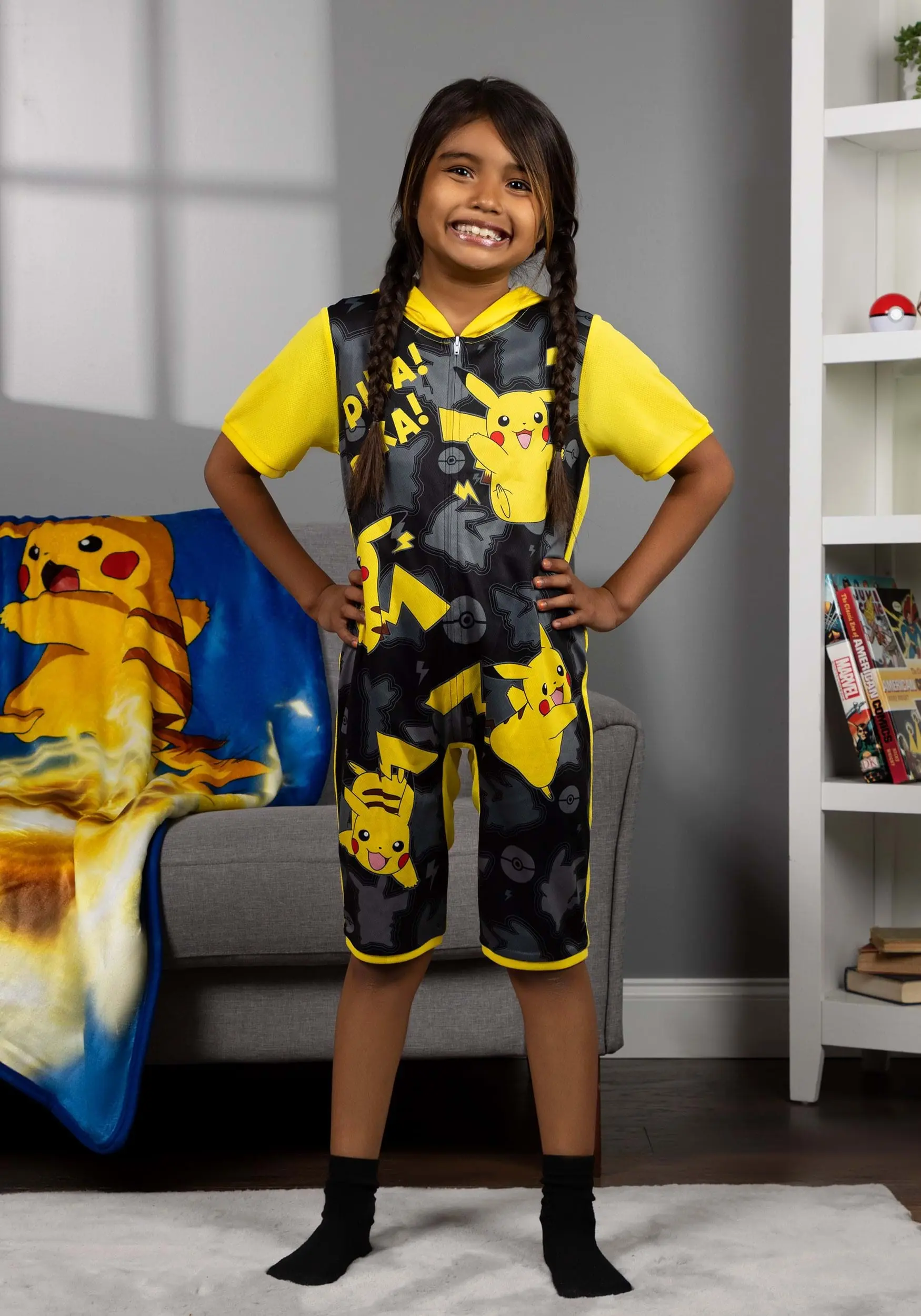 Pikachu Romper For Kids 3 Pikachu Romper For Kids
