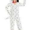 Plush Dalmatian Puppy Jumpsuit For Kids -Halloween Costumes Outlet Store kids plush dalmatian puppy jumpsuit