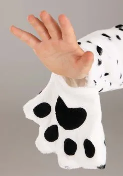 Plush Dalmatian Puppy Jumpsuit For Kids 14 Plush Dalmatian Puppy Jumpsuit For Kids -Halloween Costumes Outlet Store kids plush dalmatian puppy jumpsuit alt 5