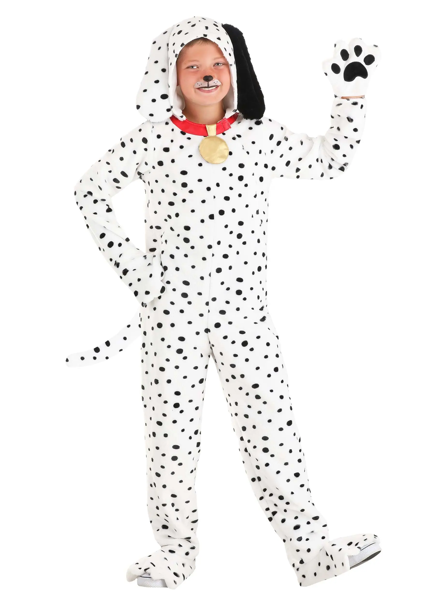 Plush Dalmatian Puppy Jumpsuit For Kids 3 Plush Dalmatian Puppy Jumpsuit For Kids