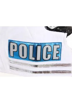 Kids Soft Police Helmet -Halloween Costumes Outlet Store kids police plush helmet alt 4