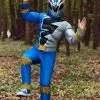 Power Rangers Dino Fury Blue Ranger Costume For Kids -Halloween Costumes Outlet Store kids power rangers dino fury blue ranger costume