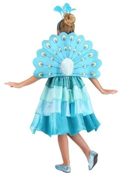 Pretty Peacock Kid's Costume -Halloween Costumes Outlet Store kids pretty peacock costume alt 1