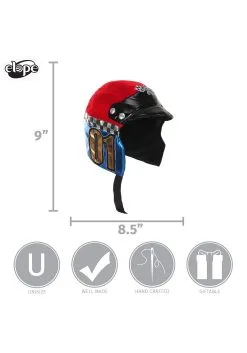 Kids Soft Racer Helmet -Halloween Costumes Outlet Store kids racer plush helmet alt 3