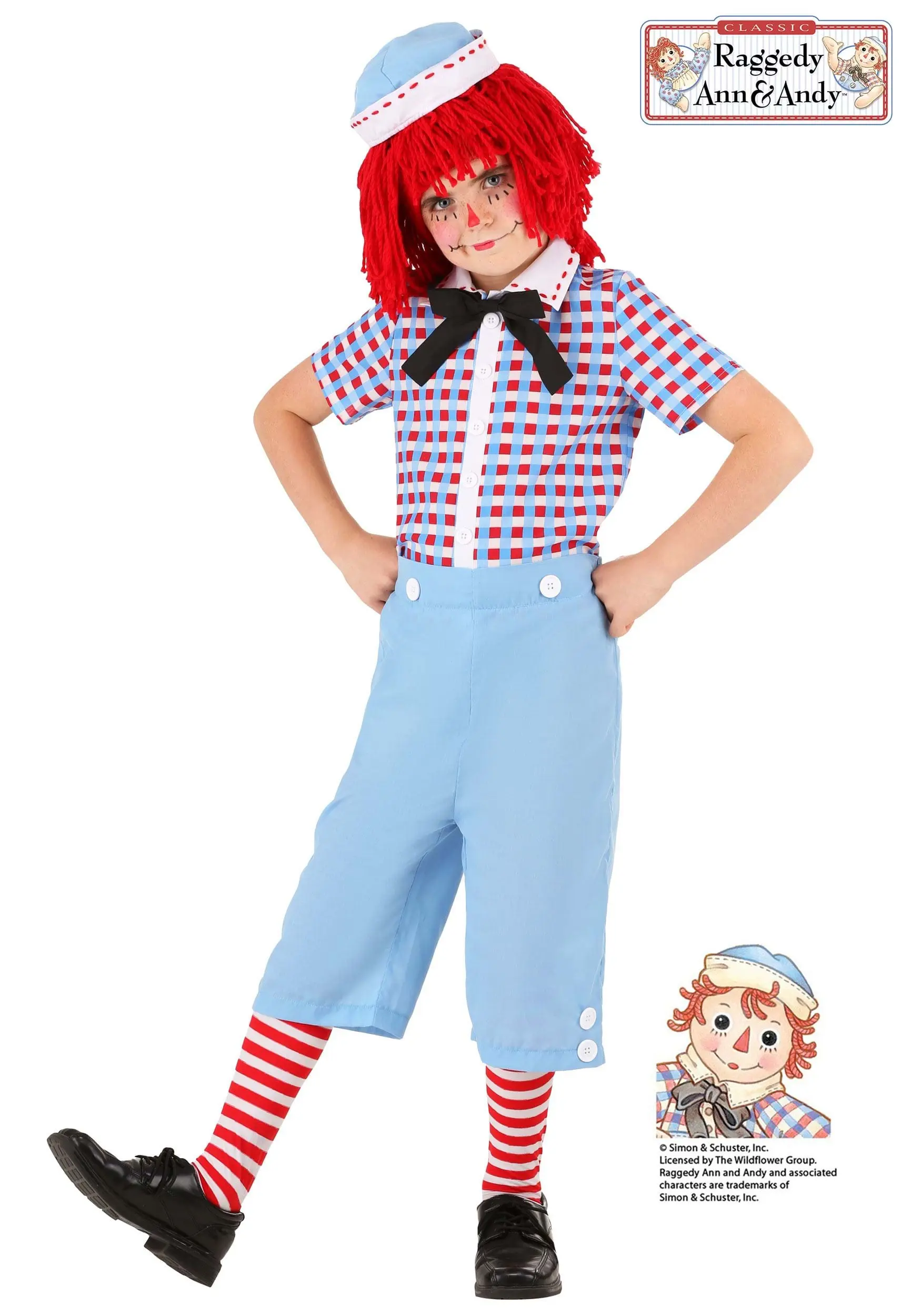 Child's Raggedy Andy Costume 3 Child's Raggedy Andy Costume