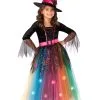 Rainbow Spider Witch Costume For Kids -Halloween Costumes Outlet Store kids rainbow spider witch costume