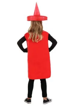 Ketchup Costume For Kids -Halloween Costumes Outlet Store kids red ketchup bottle costume alt 2