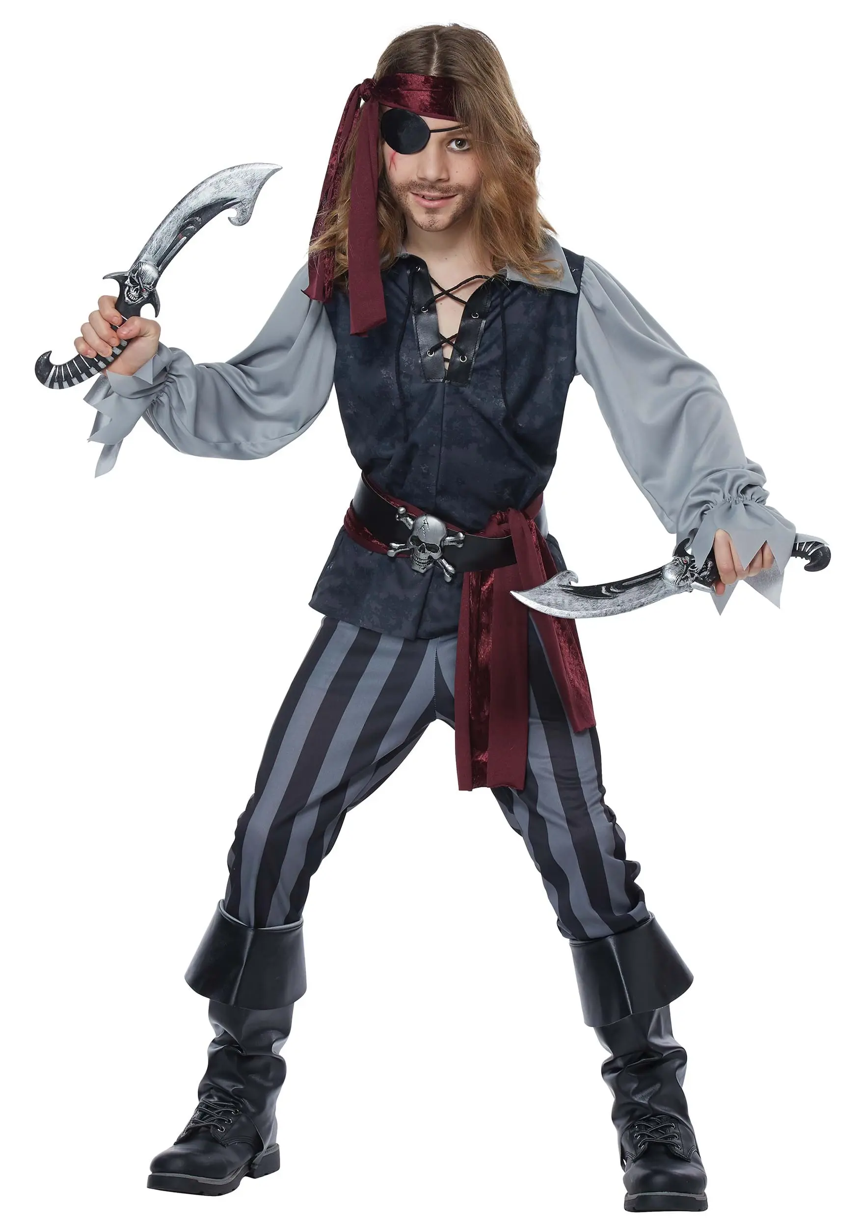 Sea Scoundrel Pirate Costume For Kids 3 Sea Scoundrel Pirate Costume For Kids