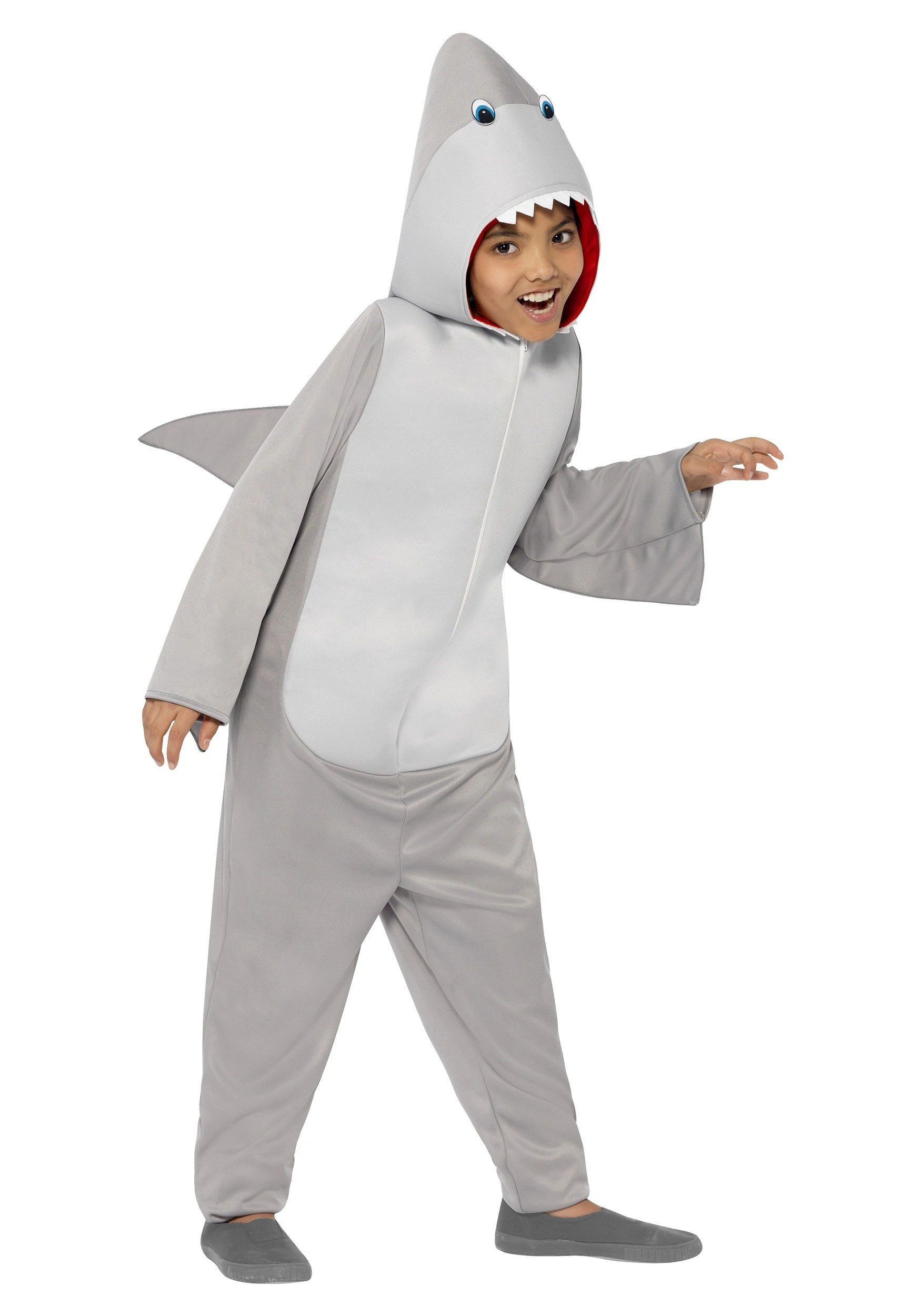 Kids Shark Costume Jumpsuit 4 Kids Shark Costume Jumpsuit - Image 2