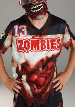 Zombie Soccer Player Costume For Kids 12 Zombie Soccer Player Costume For Kids -Halloween Costumes Outlet Store kids zombie soccer player costume alt 2