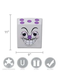 King Dice Vacuform Mask -Halloween Costumes Outlet Store king dice vacuform mask alt 2