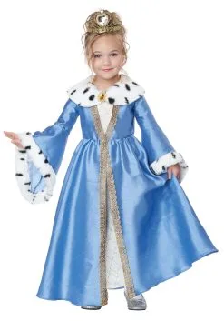 Girl's Little Queen Toddler Costume -Halloween Costumes Outlet Store little queen toddler costume alt 2