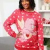 Love A Lot Bear Valentine's Sweater For Adults 2 Love A Lot Bear Valentine's Sweater For Adults -Halloween Costumes Outlet Store love a lot bear valentines sweater