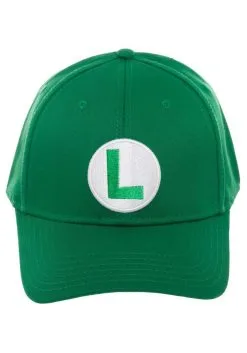 Luigi Flex Fit Cap -Halloween Costumes Outlet Store luigi flex fit cap alt 4