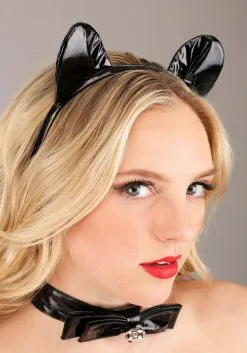 Black Luxe Latex Cat Kit -Halloween Costumes Outlet Store luxe latex cat kit alt 3