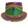 Sequin Top Hat For Mardi Gras