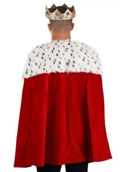 Medium Royal Cape Accessory For Adults -Halloween Costumes Outlet Store medium royal cape accessory alt 4