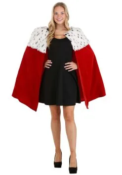 Medium Royal Cape Accessory For Adults -Halloween Costumes Outlet Store medium royal cape accessory alt 5